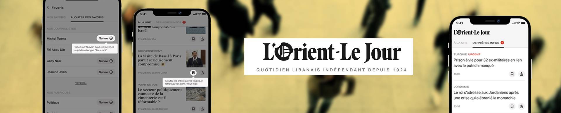 Powered by WhiteBeard News Suite, L'Orient-Le Jour's new app is launched!